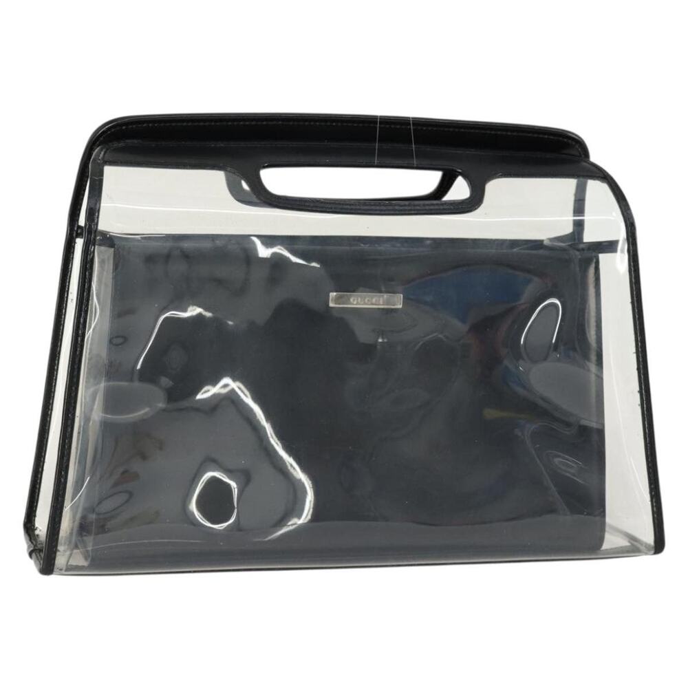 Gucci Vinyl Handbag Clear 000 2058 5 White